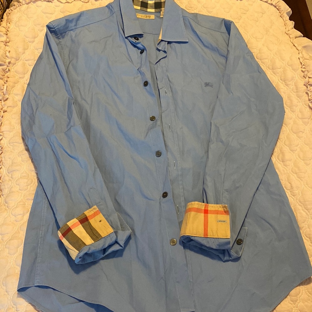 burberry button down shirt